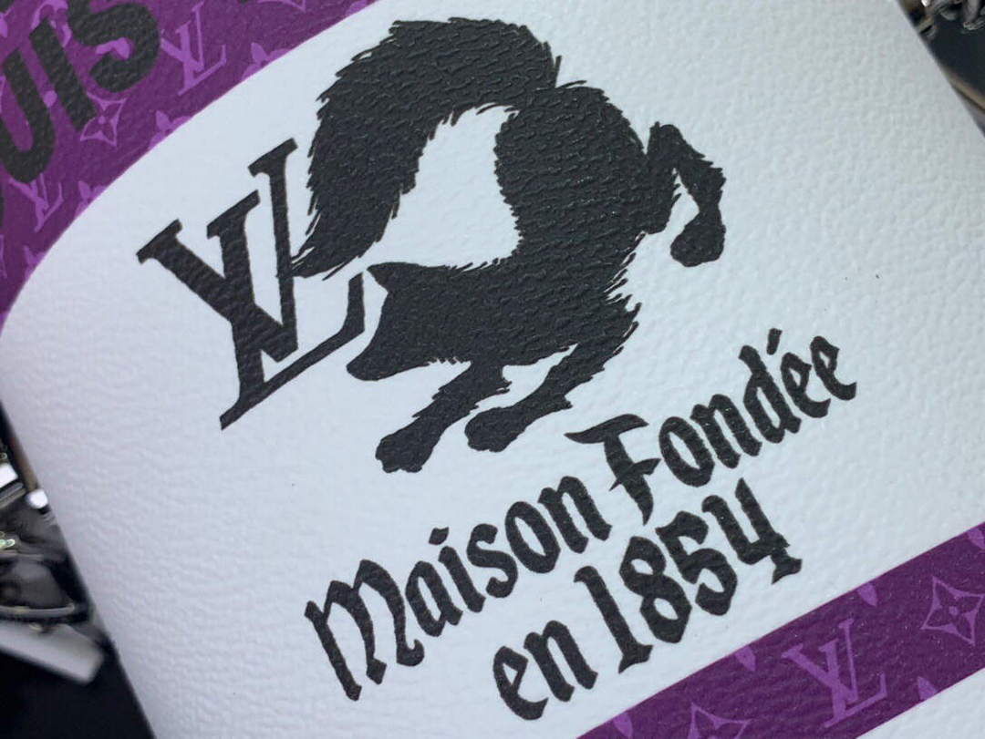 LV M81591 Louis Vuitton LV Paint Can Bag Purple