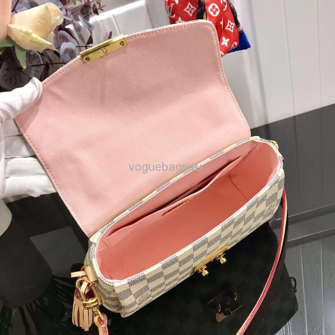 LV M41581 Louis Vuitton Croisette Damier Azur N53000 Bag