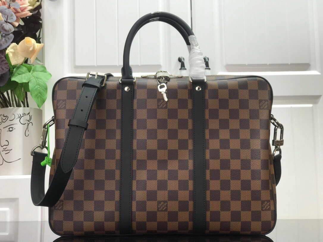 LV N41478 Louis Vuitton Porte Documents Voyage Pm Damier Ebene