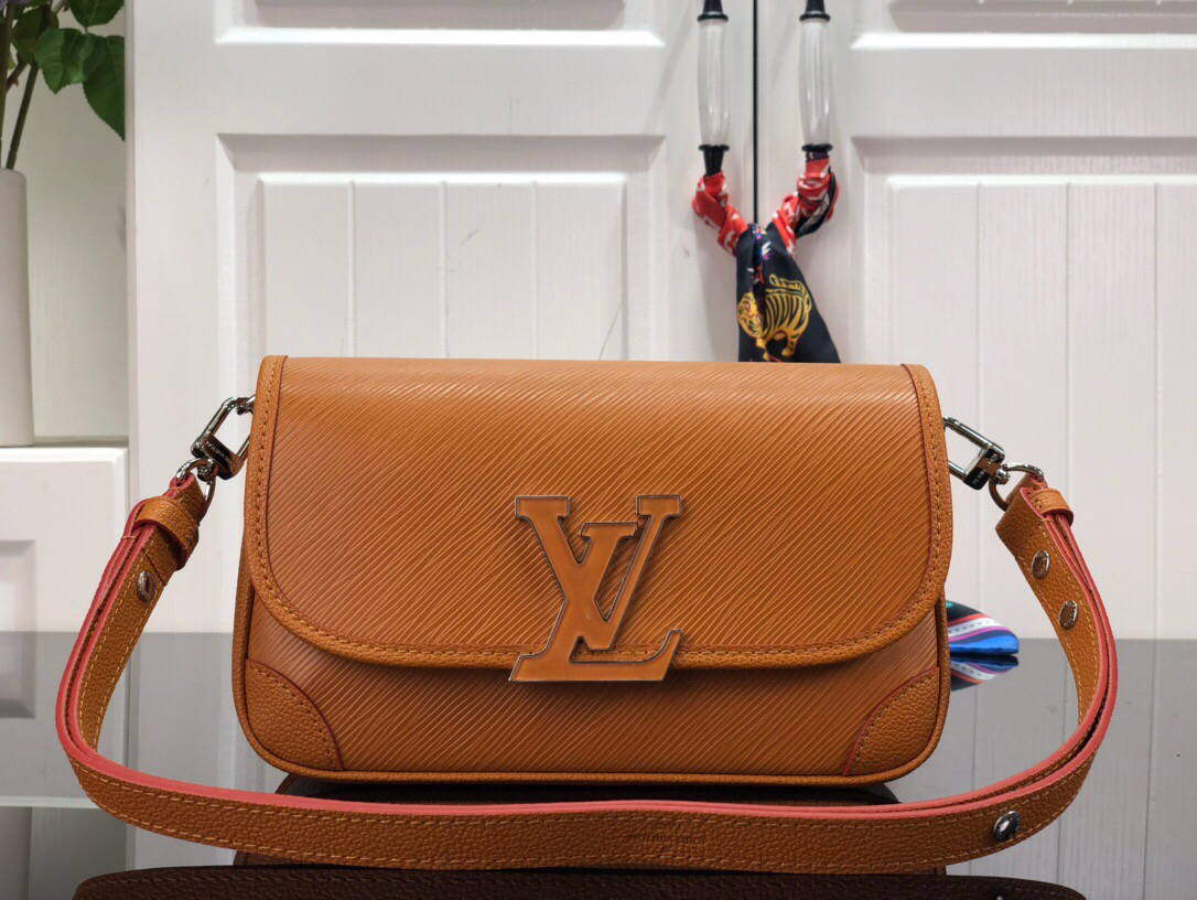 LV M59459 Louis Vuitton Buci Crossbody Bag M59460 Gold Miel Brown