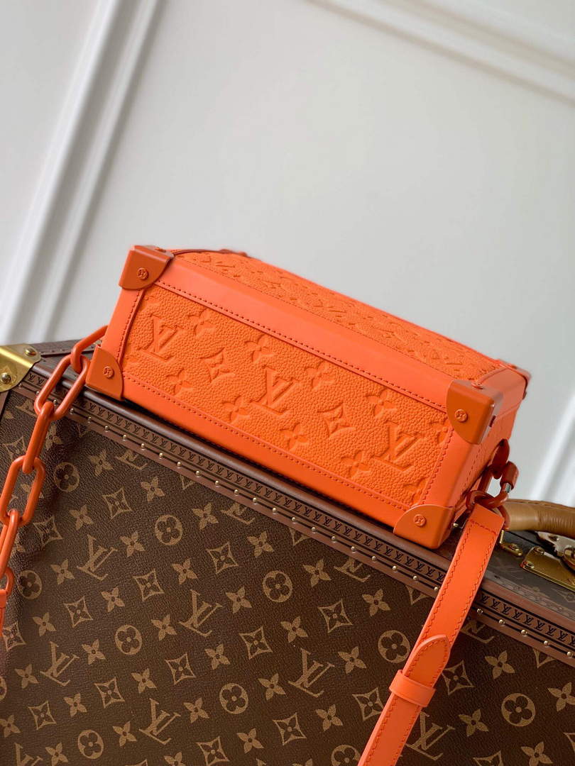 LV M55700 Louis Vuitton Soft Trunk Bag Orange