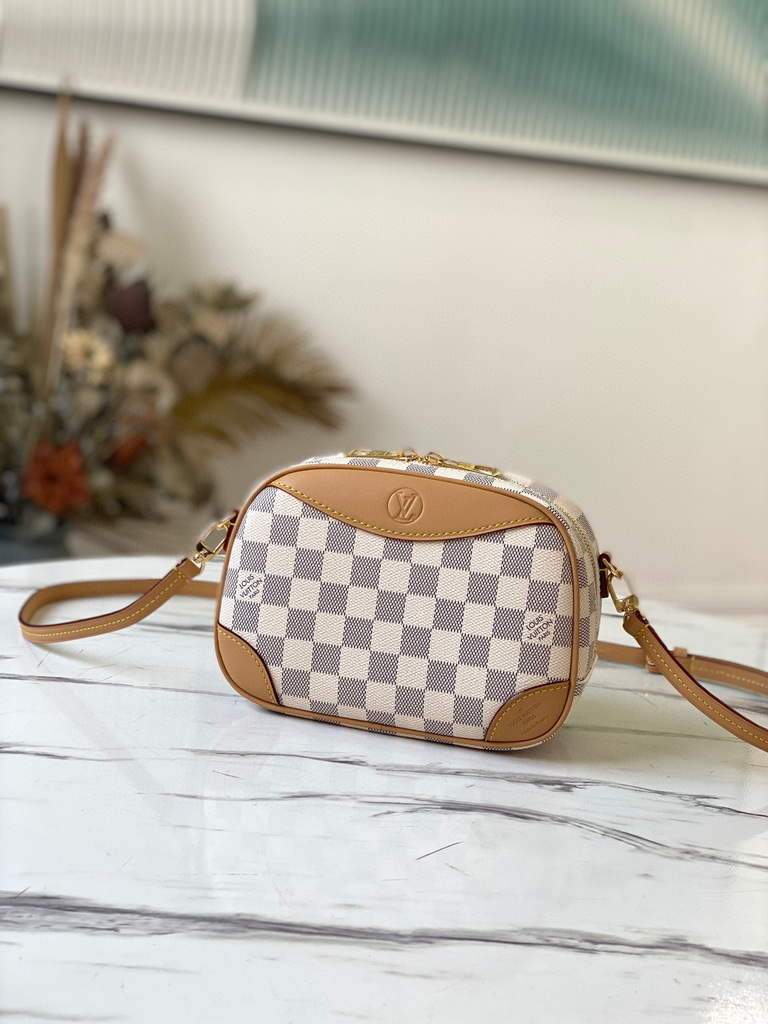 LV N50048 Louis Vuitton M45528 Deauville Mini Damier Azur