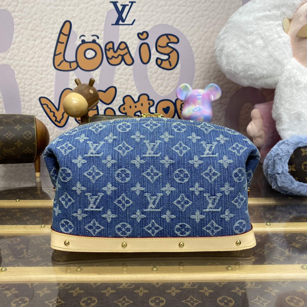 LV M24317 Louis Vuitton Pochette Cosm��tique GM Blue