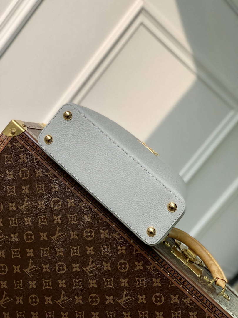 LV M23280 Louis Vuitton Capucines BB Handbag Ice Grey