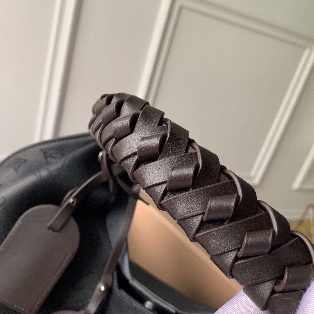 LV M52950 Louis Vuitton Carmel Mahina M53188 Bag Black