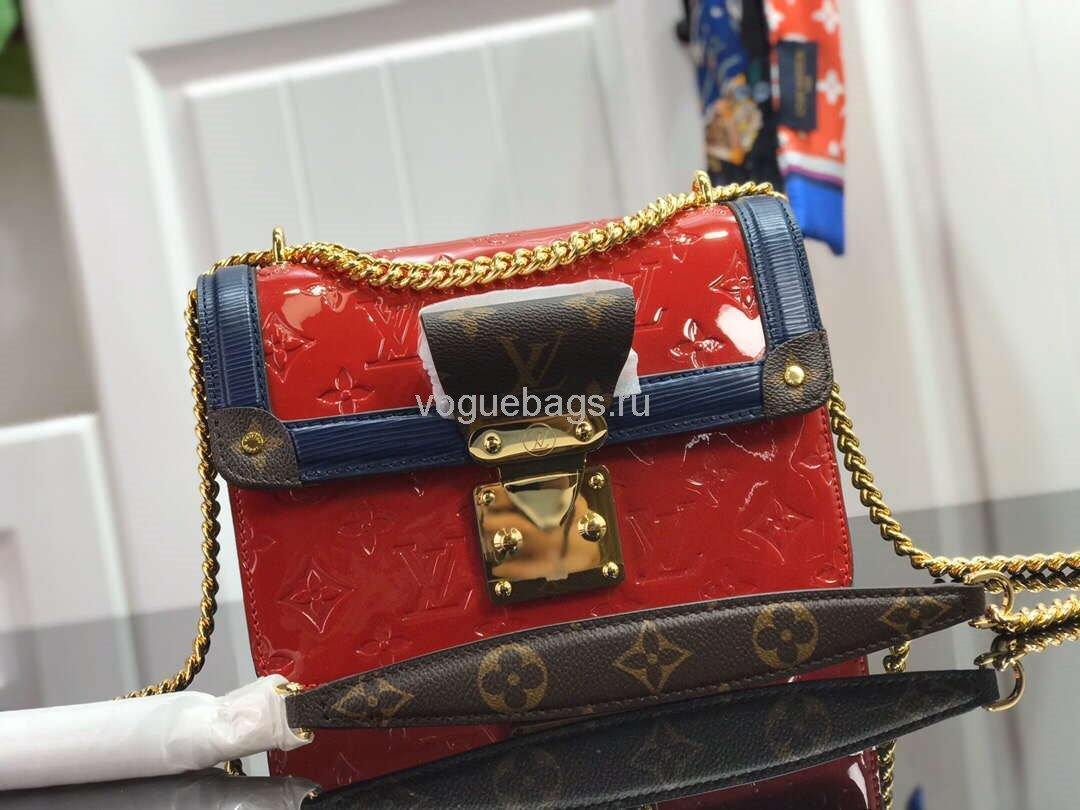 Louis Vuitton M90517 LV Wynwood Monogram Vernis Bag M90566 Red