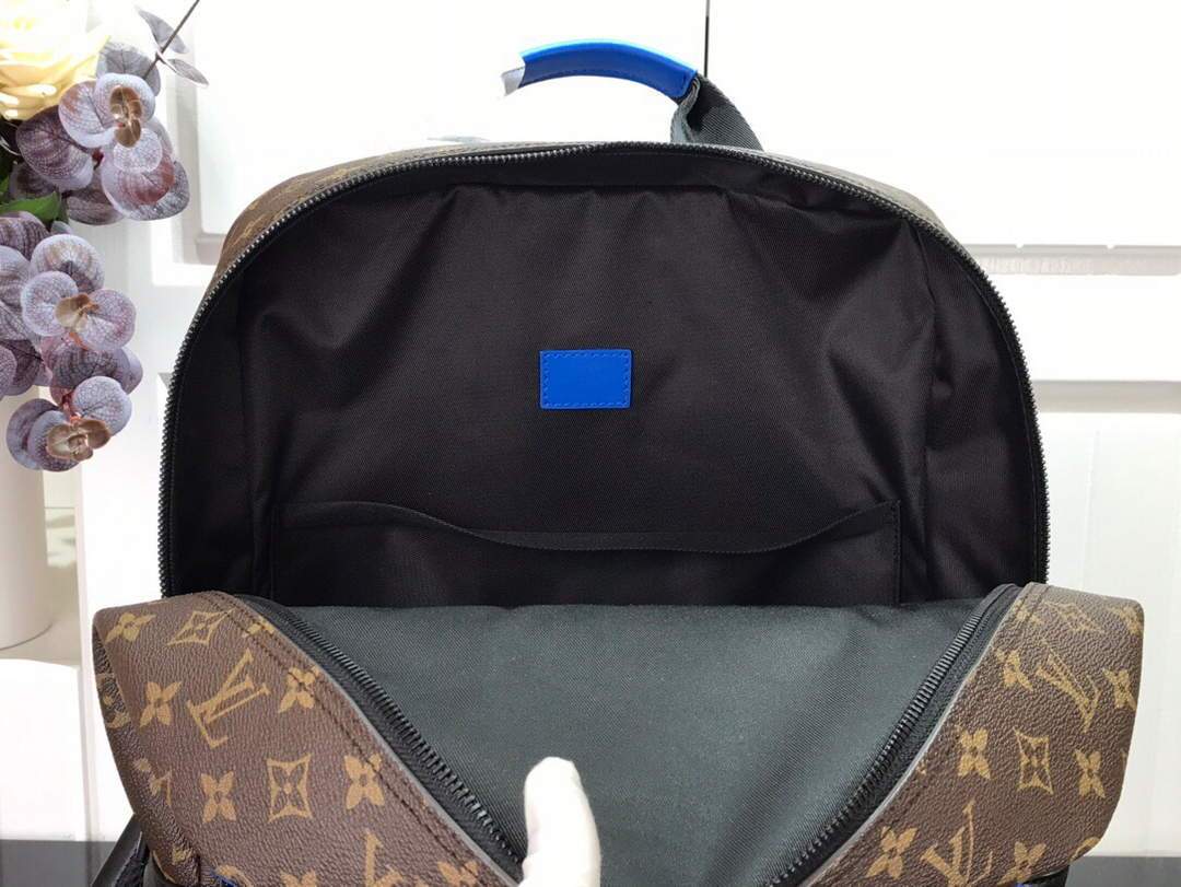 LV M45335 Louis Vuitton Dean Backpack Monogram Macassar