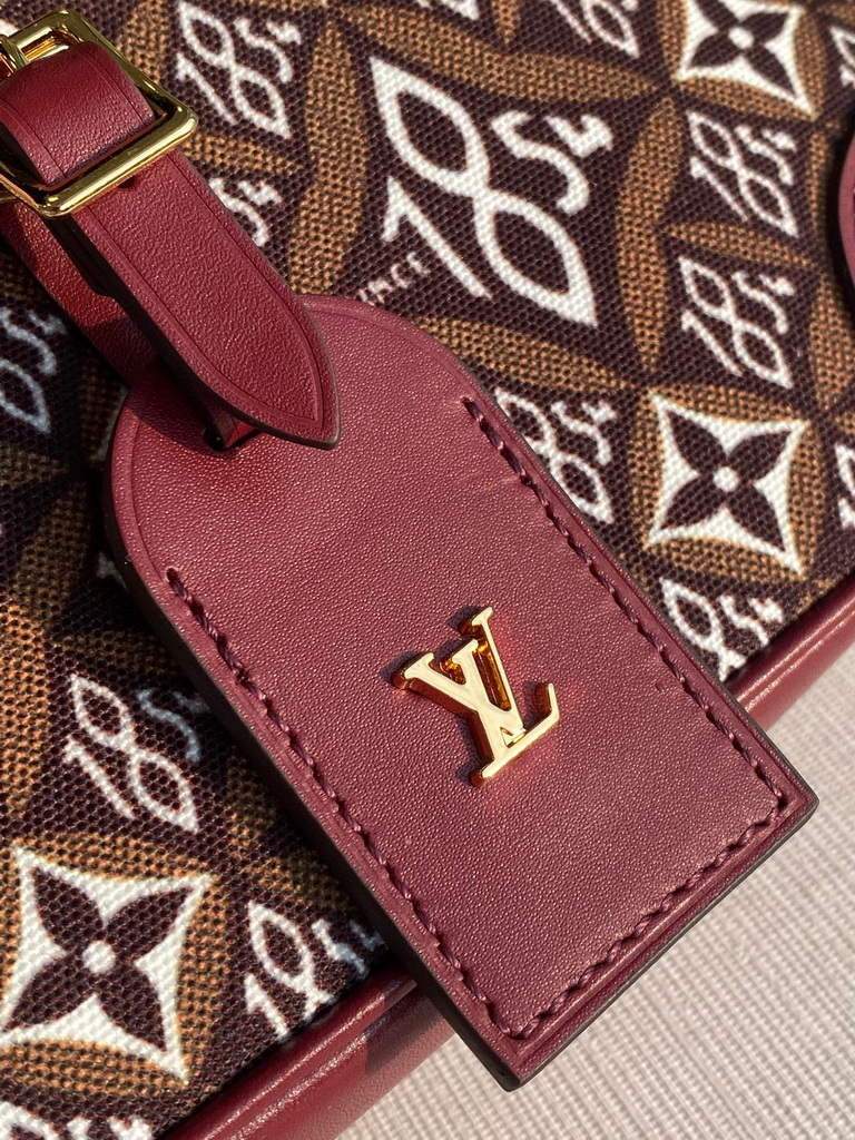 LV M57205 Louis Vuitton Since 1854 Deauville Mini Bag M57168 Wine Red