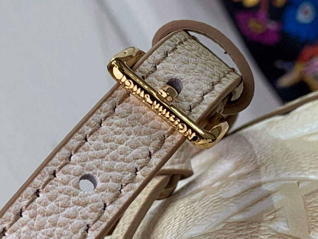 LV M81463 Louis Vuitton NANO NO Bucket Bag Light Beige