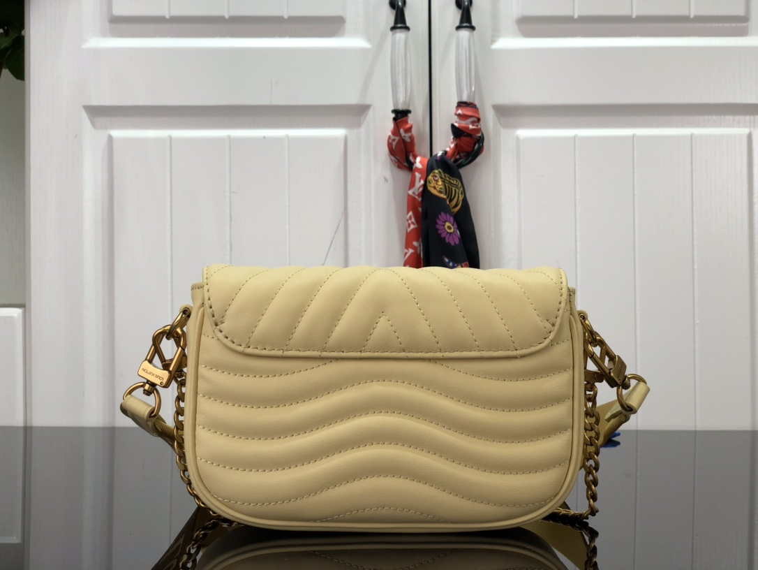 LV M56466 Louis Vuitton New Wave Multi-Pochette Leather M56467 Light Yellow
