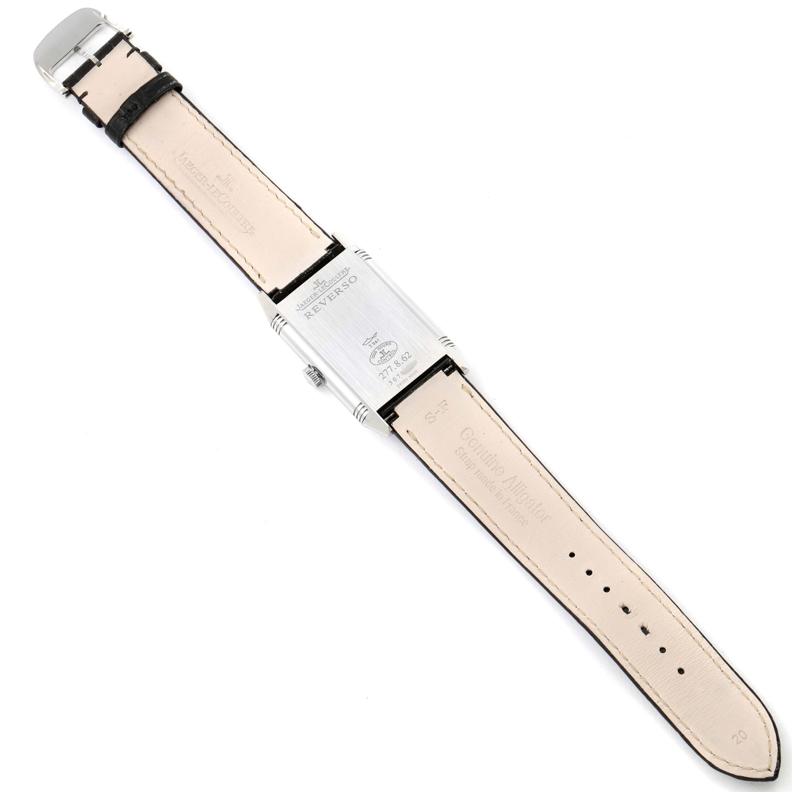 Jaeger LeCoultre Grande Reverso Ultra Thin Steel Mens Watch 277.8.62 Q2788520