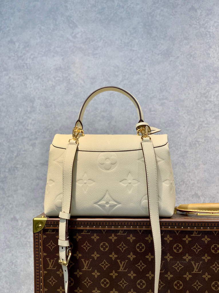 LV M46041 Louis Vuitton Madeleine MM Handbag Cr��me Beige