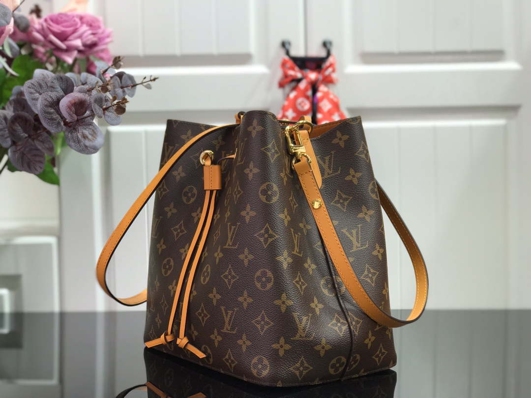 LV M44021 Louis Vuitton NONO MM Bag Monogram Yellow