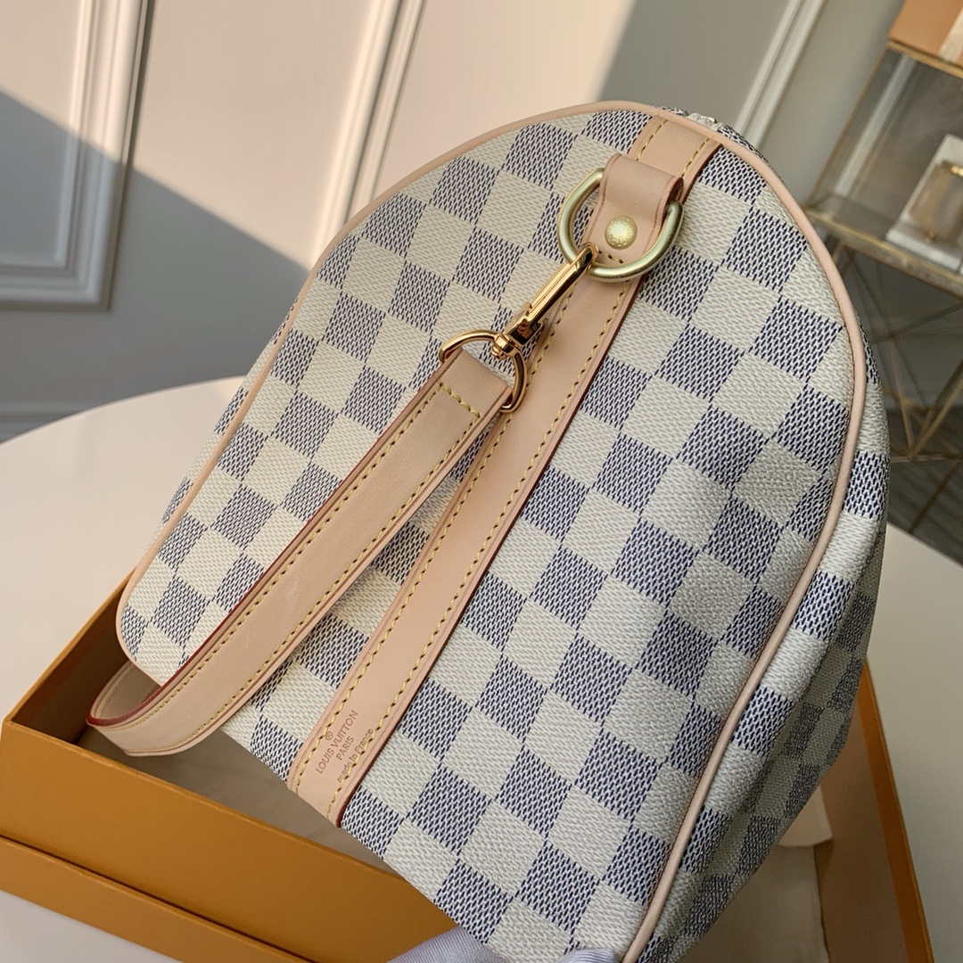 Louis Vuitton N41373 LV Speedy 30 Bag Damier Azur Canvas