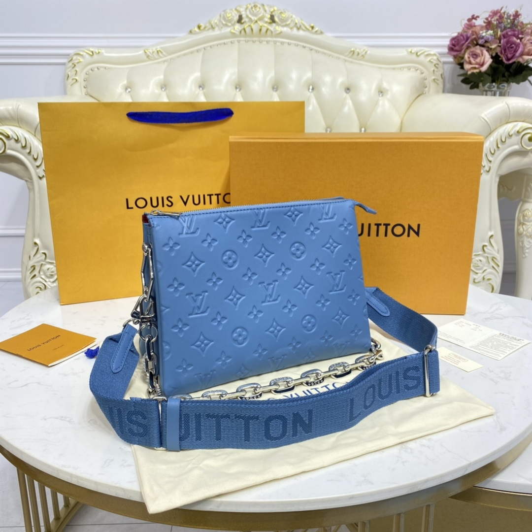 LV M21282 Louis Vuitton Coussin PM Bag navy blue