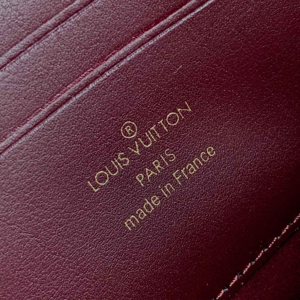 LV M69992 Louis Vuitton Since 1854 Dauphine Chain Wallet Monogram Red