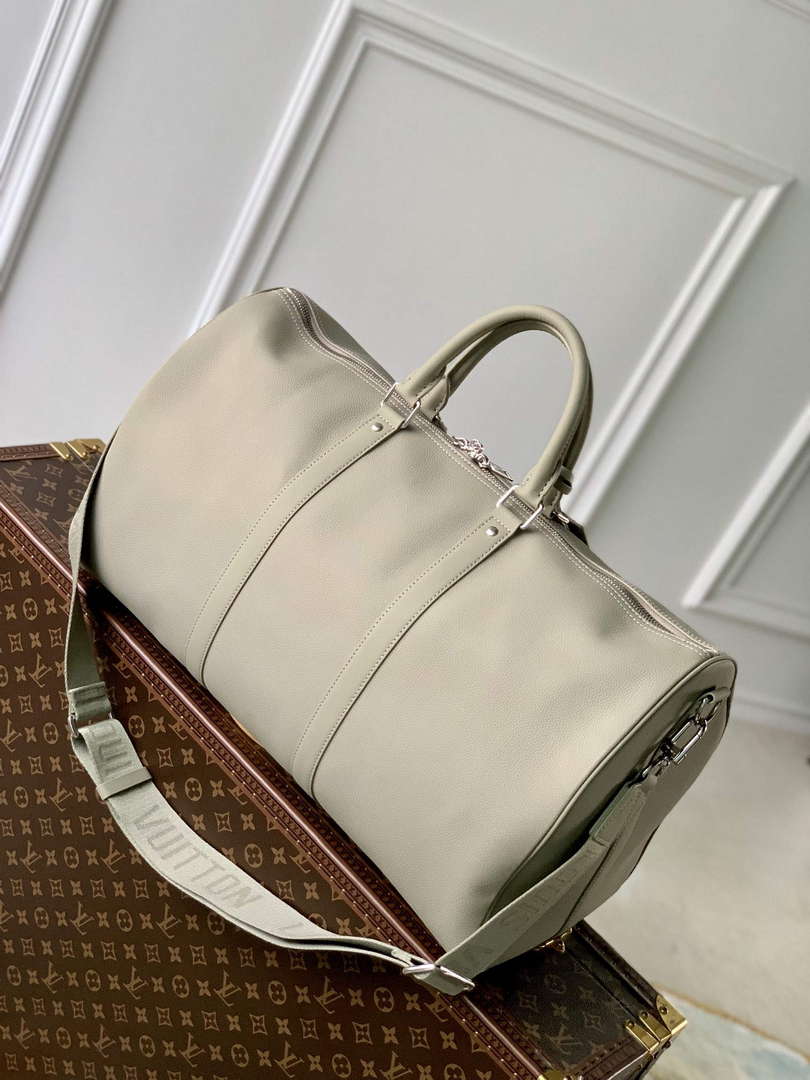 LV M22609 Louis Vuitton Keepall Bandouli��re 50 Bag Sage