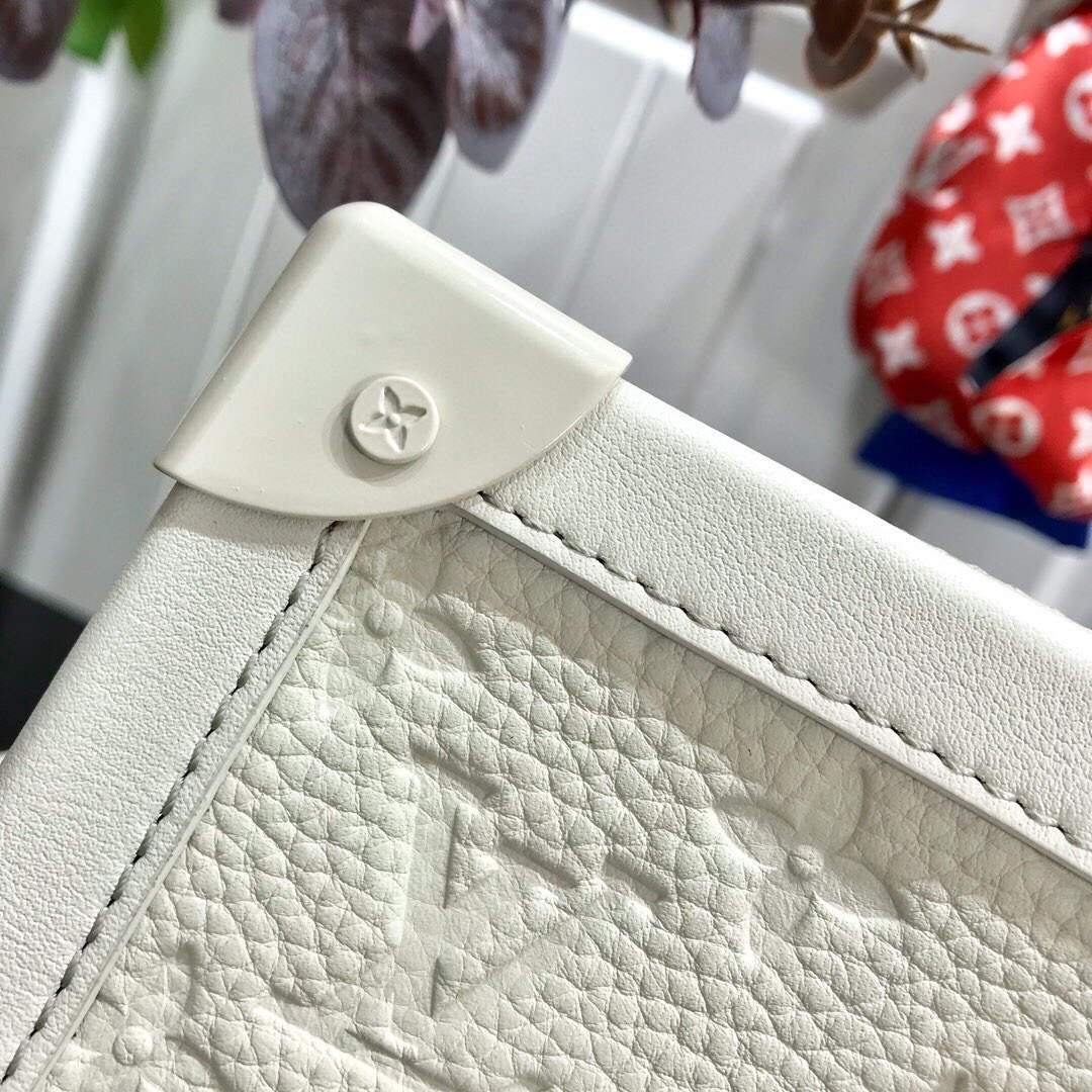 LV M44730 Louis Vuitton M44478 Soft Trunk Monogram Whtie Bag