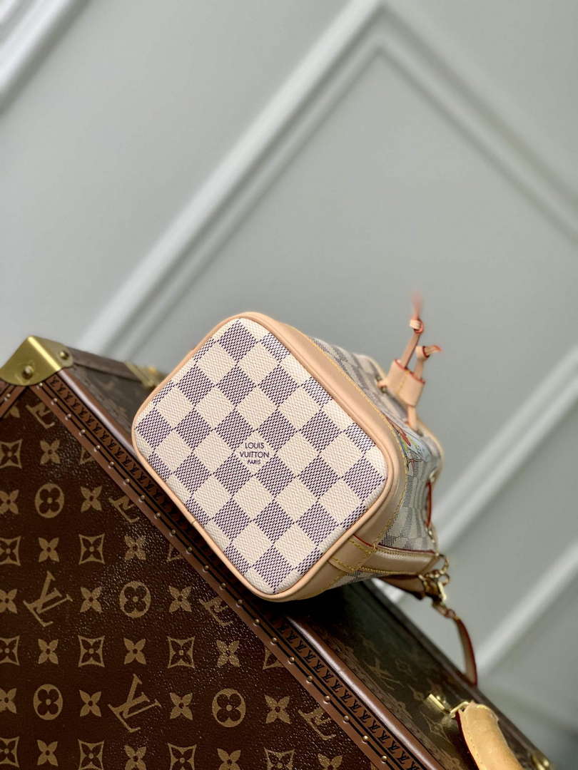 LV N40511 Louis Vuitton Nano No�� Bag Dragon Fruit Pink