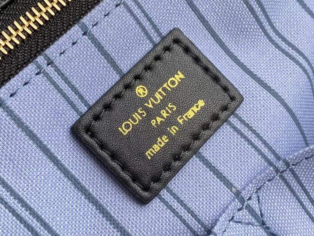 Louis Vuitton M57723 LV M57707 OnTheGo MM Tote Bag Blue