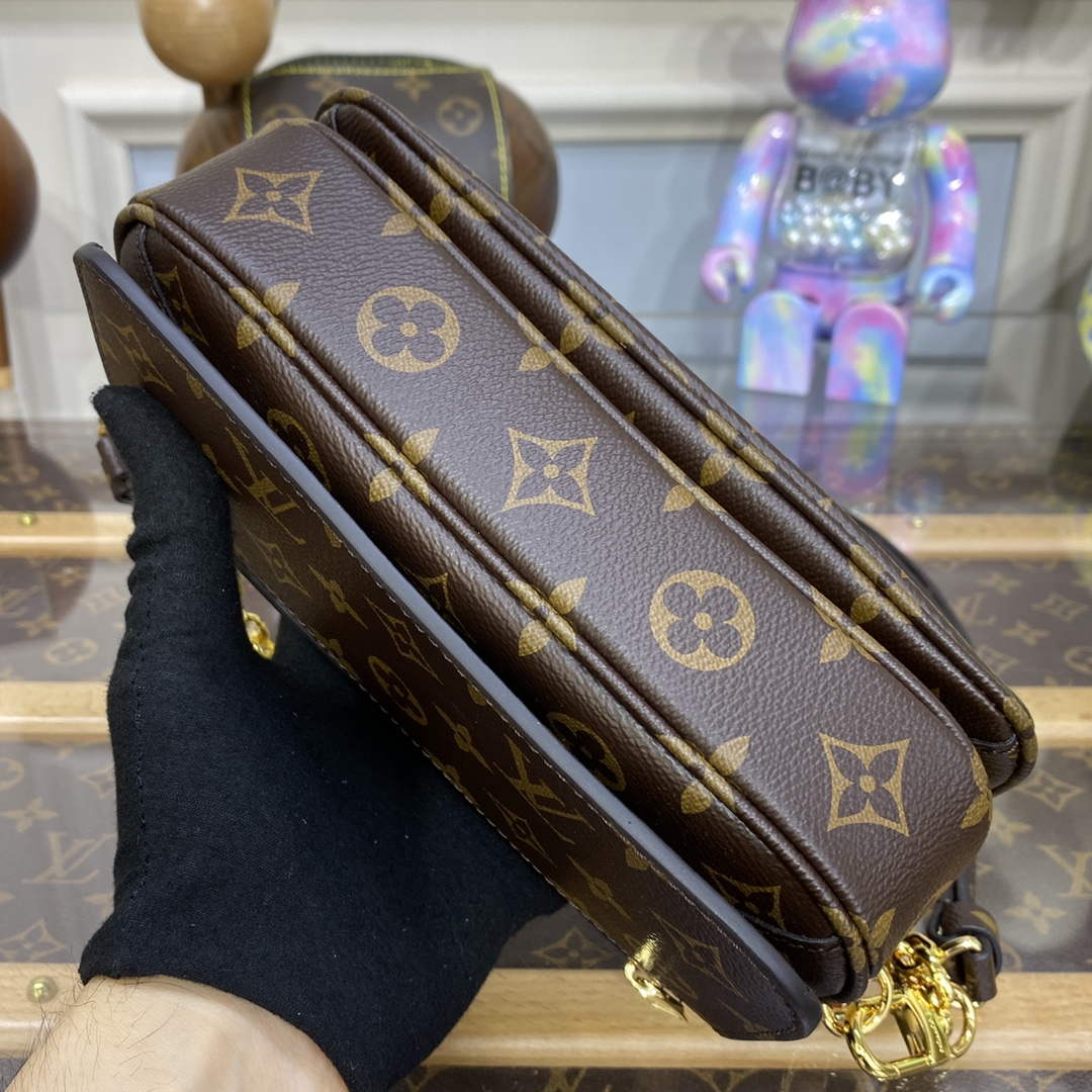 LV M46279 Louis Vuitton Pochette M��tis East West Bag Presbyopia