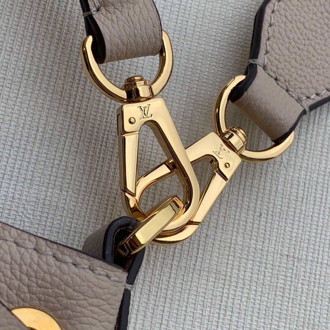 LV M57688 Louis Vuitton Lockme Bucket Bag M57687 M57689 Greige