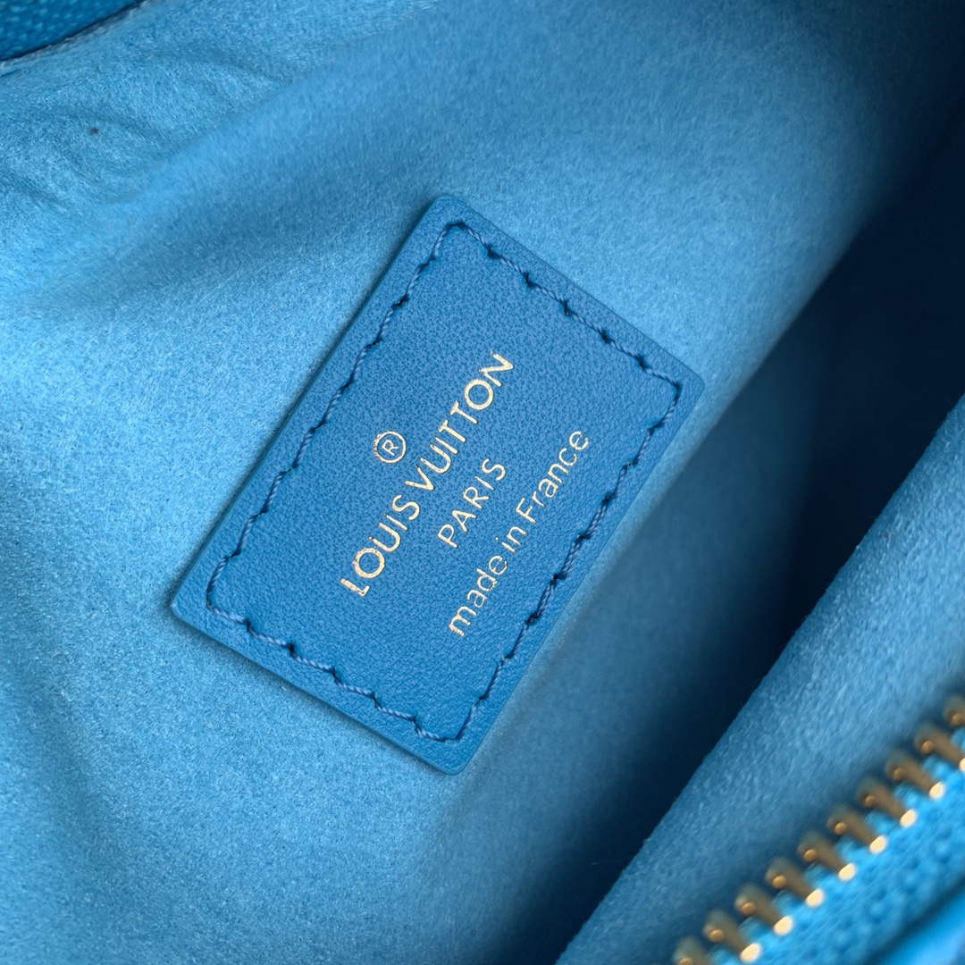 LV M22593 Louis Vuitton Loop Baguette Handbag Blue