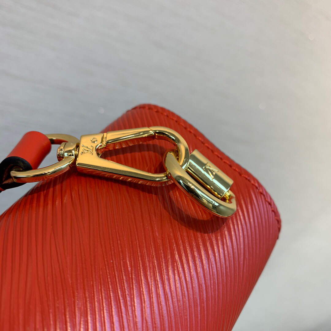 LV M59884 Louis Vuitton Twist MM Handbag Red
