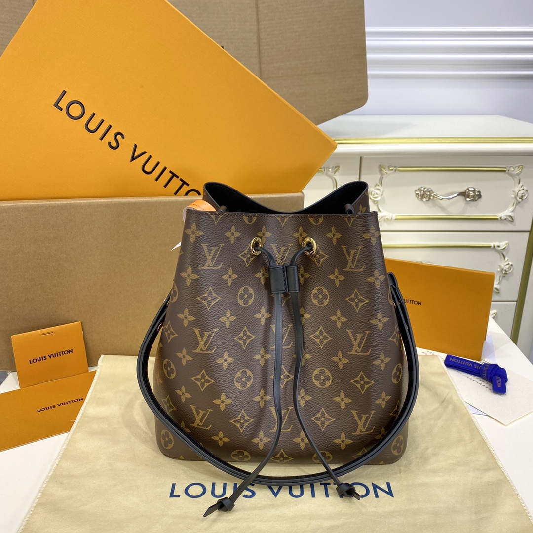 LV M44020 Louis Vuitton NONO MM Bag Monogram Black