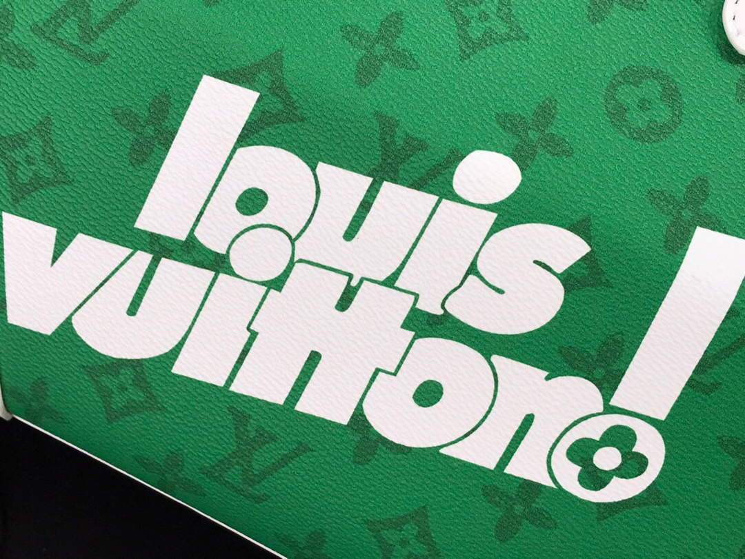 LV M46113 Louis Vuitton Carry It Bag 25cm Monogram Canvas Spring/Summer 2021 Collection Green