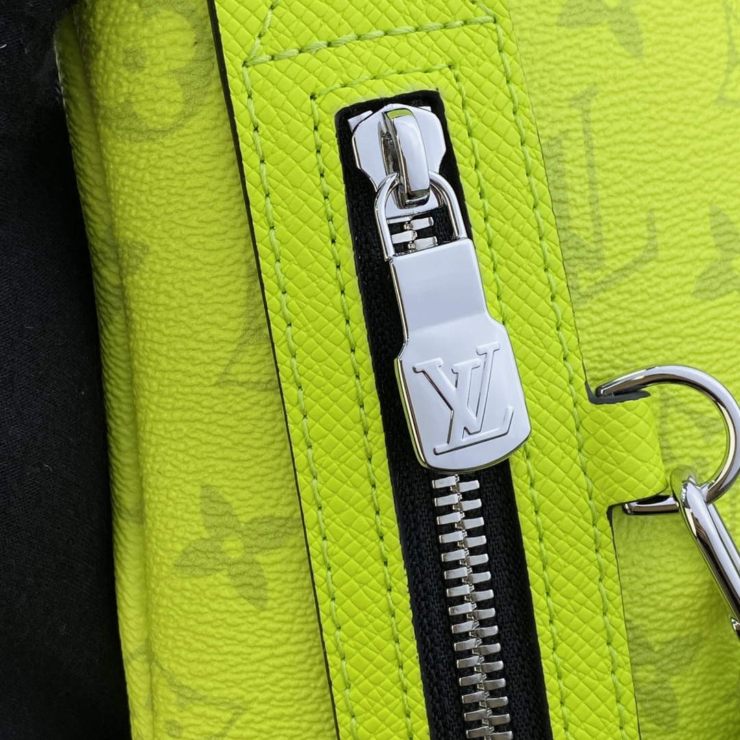 LV M30945 Louis Vuitton Duo Sling Bag Neon Yellow