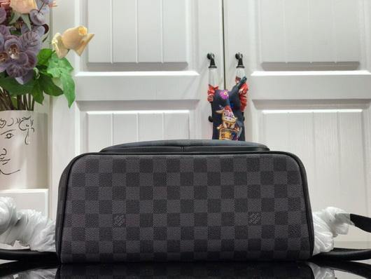 LV N40402 Louis Vuitton Josh Backpack Damier Graphite Blue