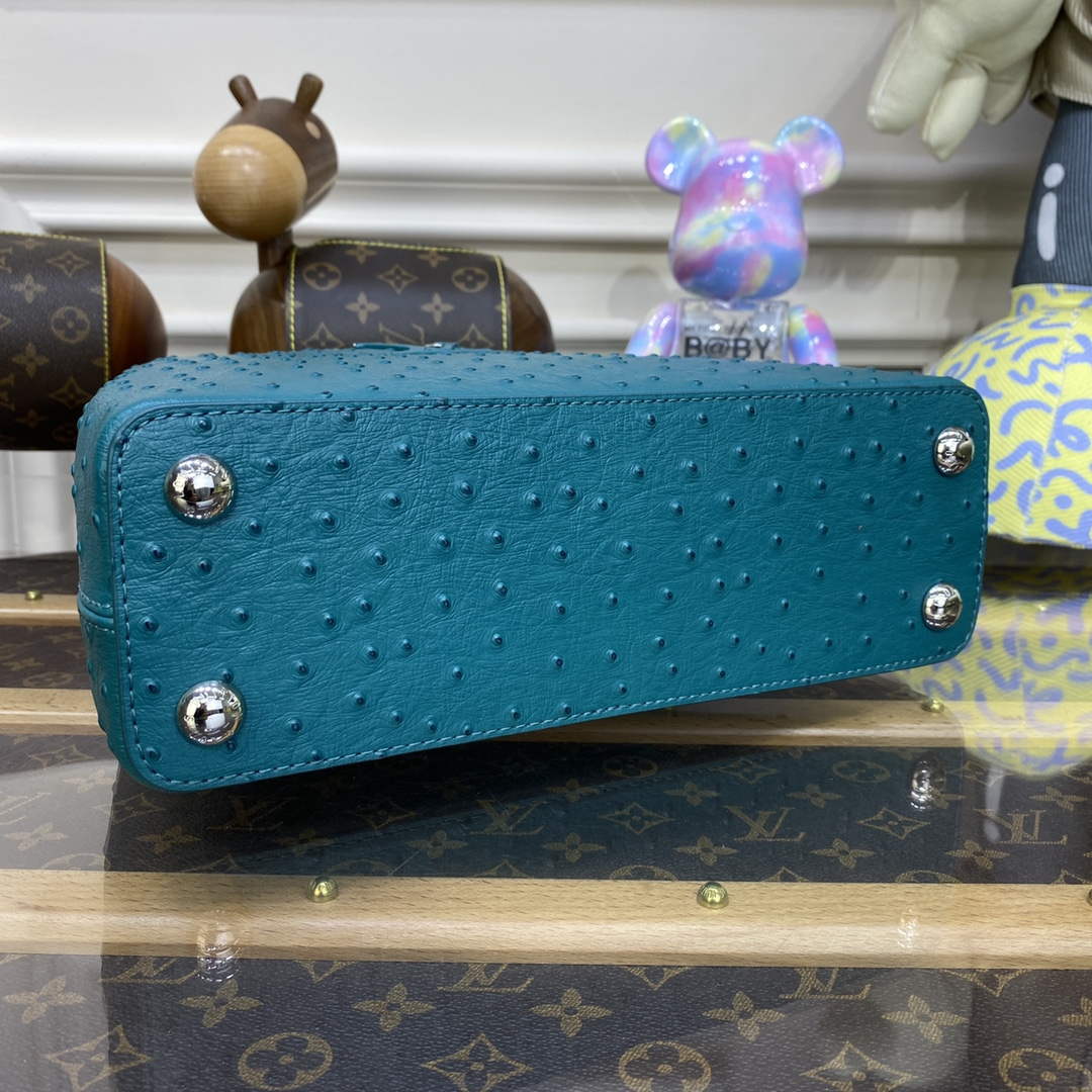 LV N81523 Louis Vuitton Capucines BB Handbag Lake blue