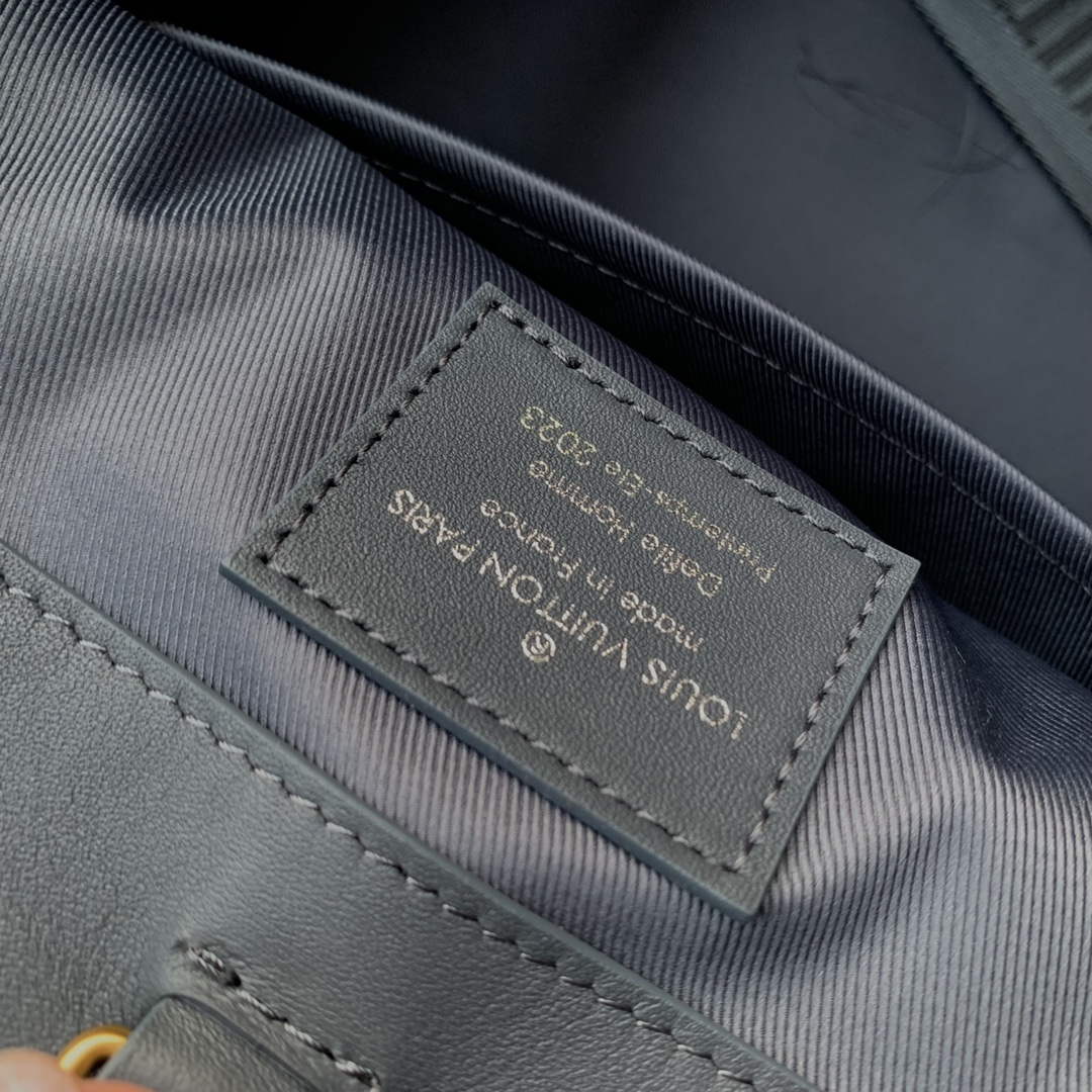 LV M21841 Louis Vuitton Sac Plat Tote Bag Dark Shadow Grey