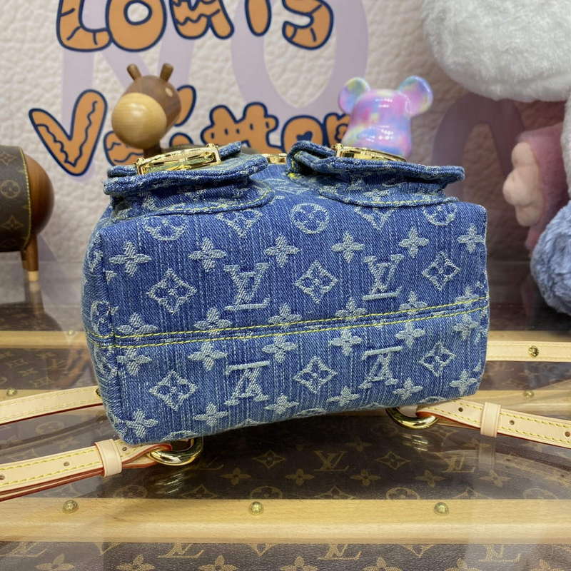 LV M46836 Louis Vuitton Venice Small Backpack Bag Monogram Denim