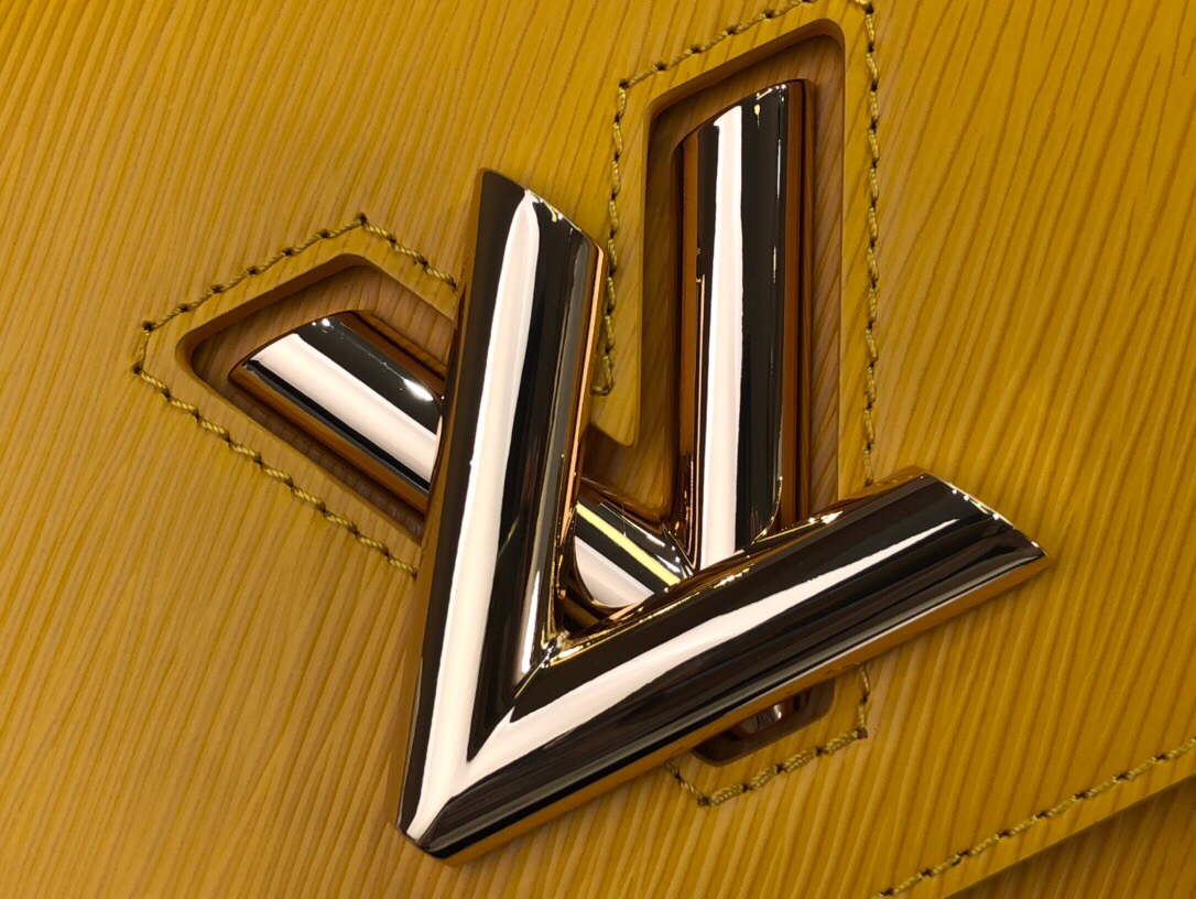 LV M53754 Louis Vuitton Twist MM Epi Grained Cowhide Leather Yellow