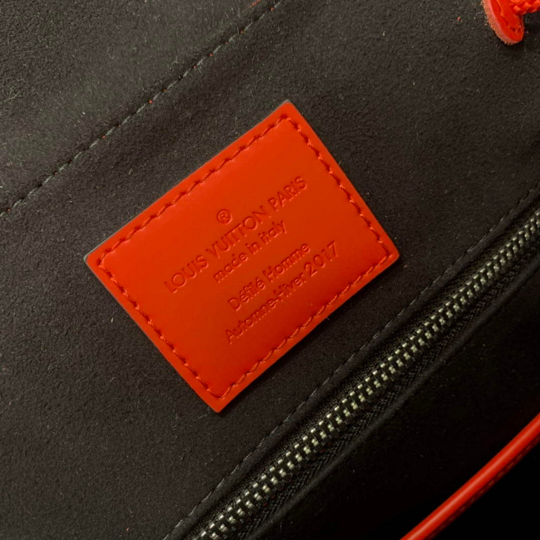 LV M53414 Louis Vuitton LV x Supreme Backpack Orange
