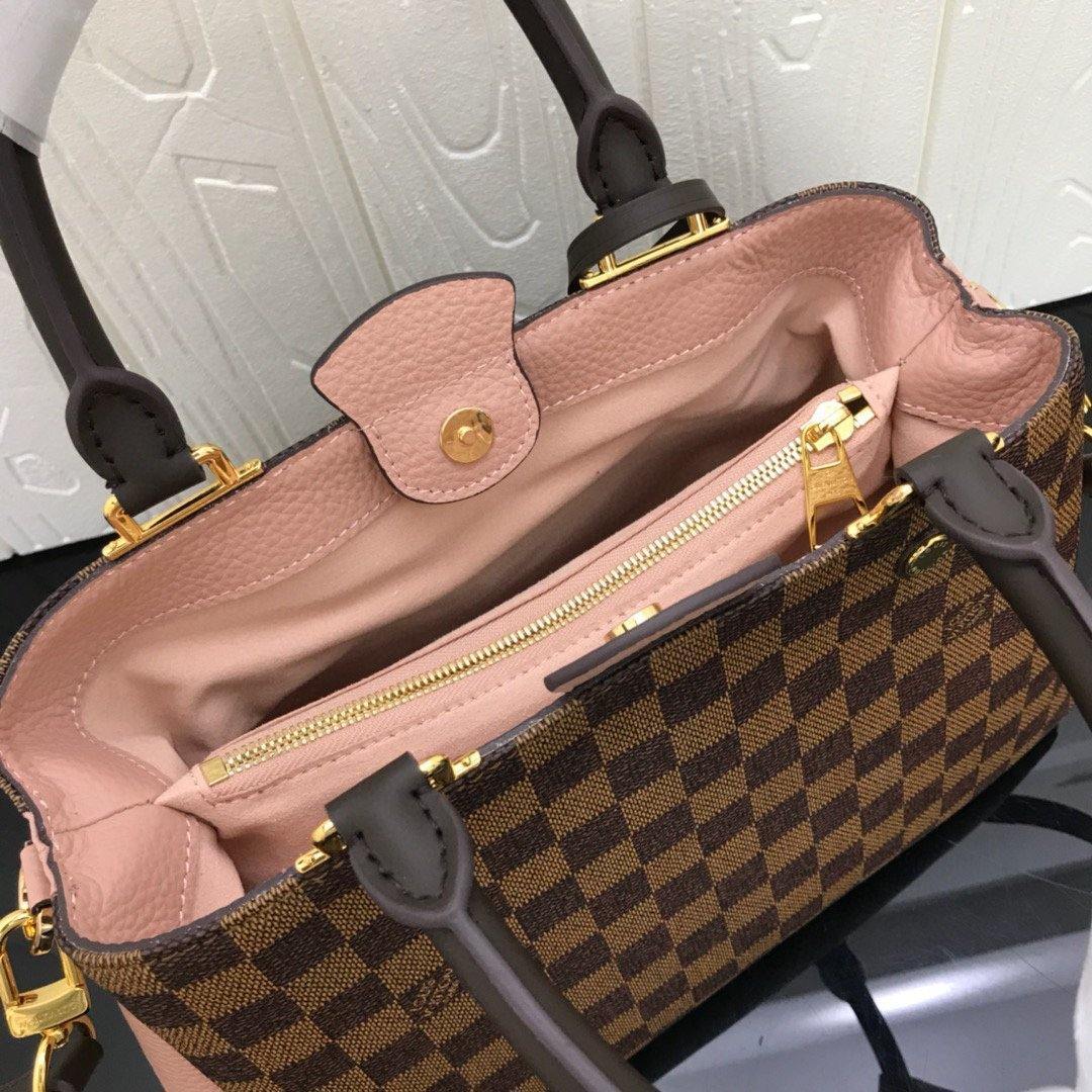 LV N41674 Louis Vuitton Brittany BB Tote Damier Ebene N41673 Pink