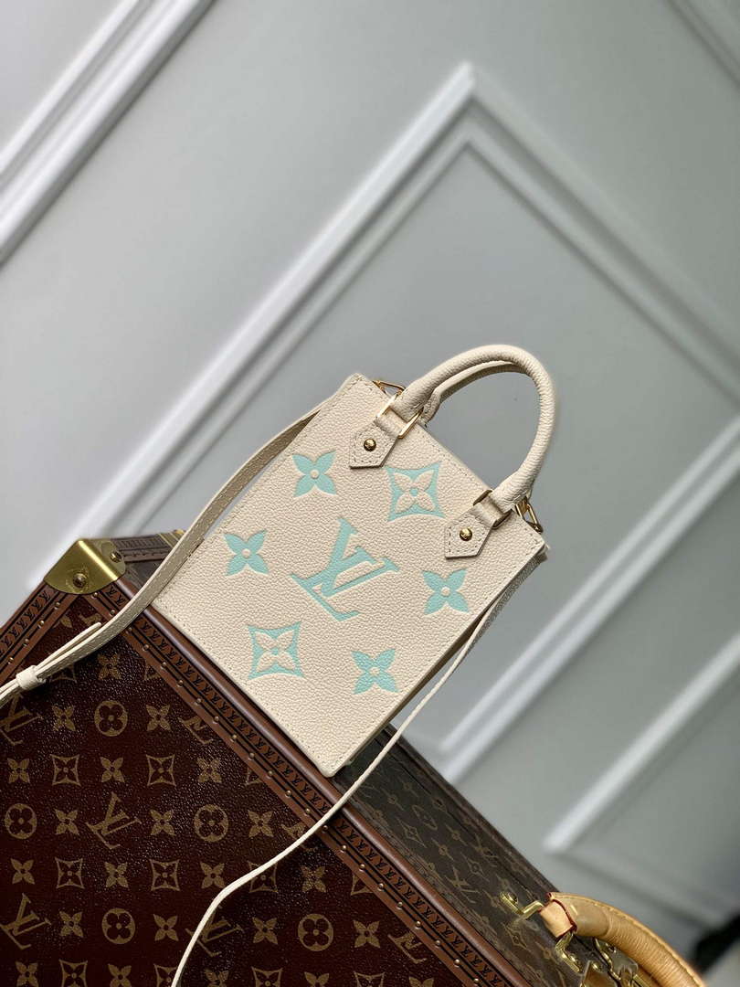 LV M81416 Louis Vuitton Petit Sac Plat Bag Matcha green