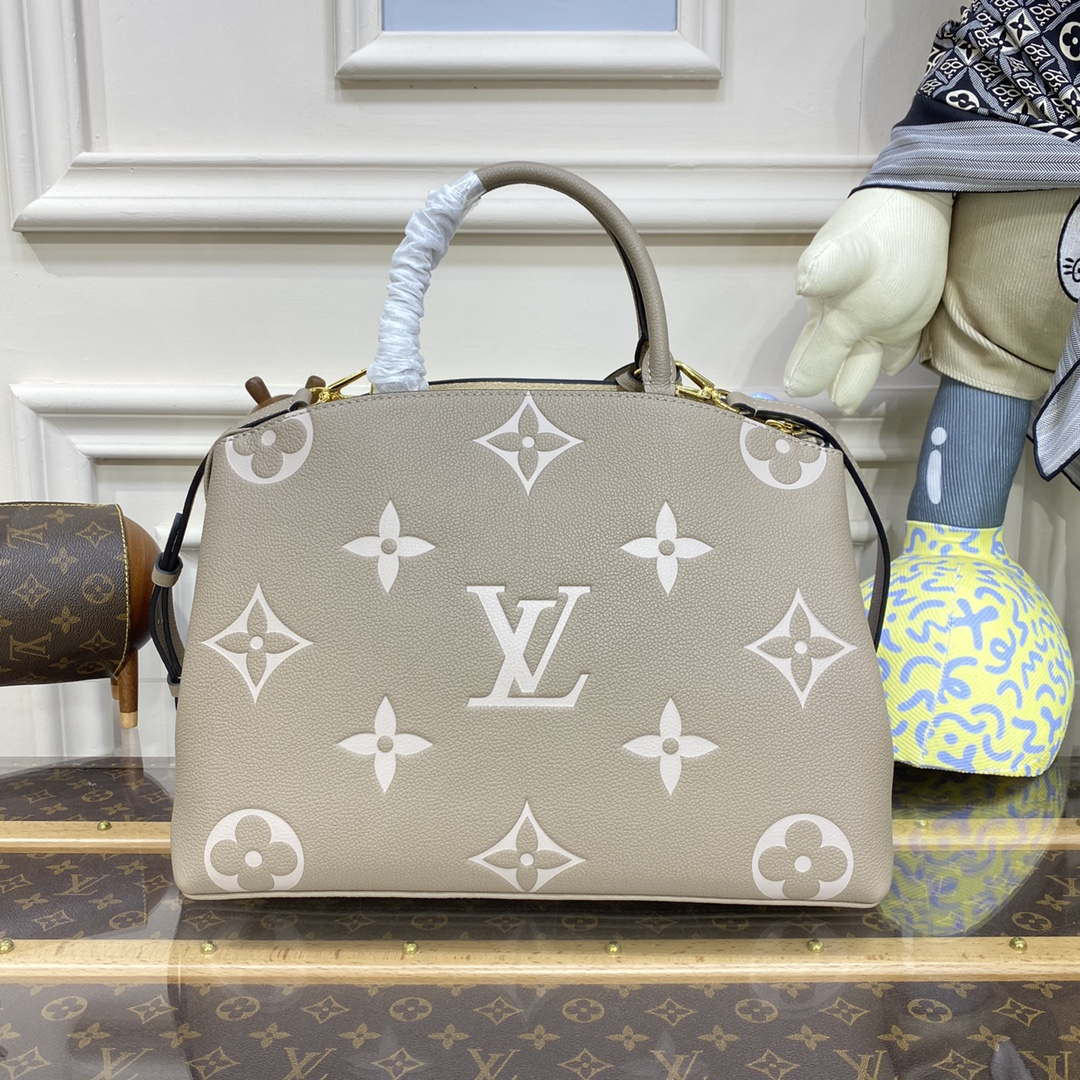 Louis Vuitton LV M45833 Grand Palais Monogram empreinte Gray and Beige