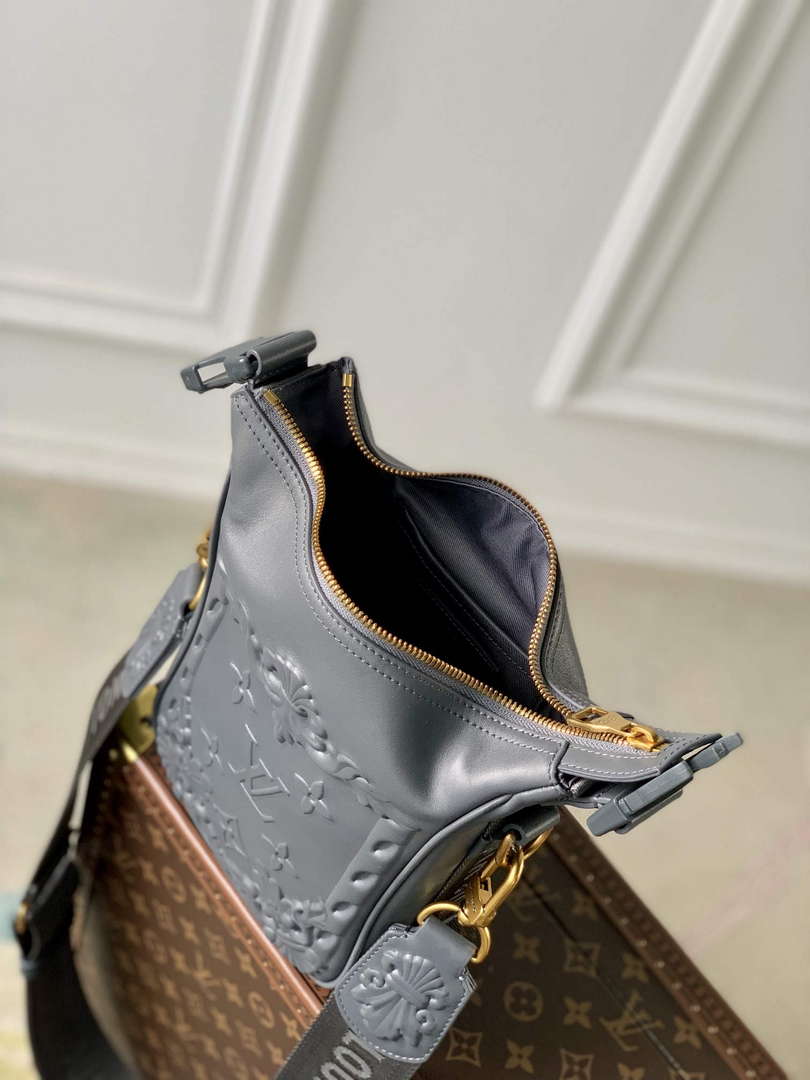 LV M21812 Louis Vuitton Cruiser Messenger Bag Dark Shadow Grey