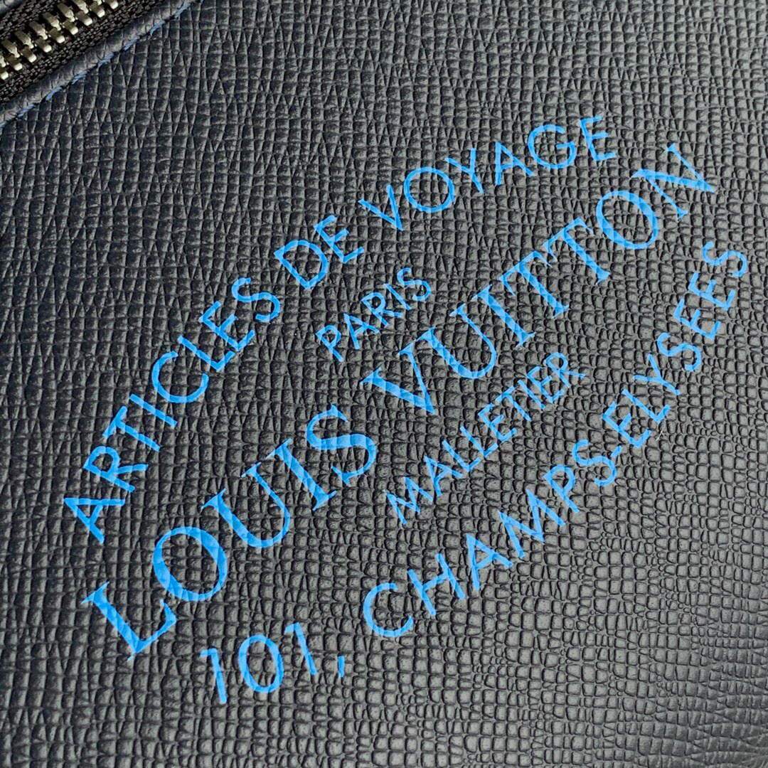 LV M30359 Louis Vuitton Discovery Backpack PM Navy Blue