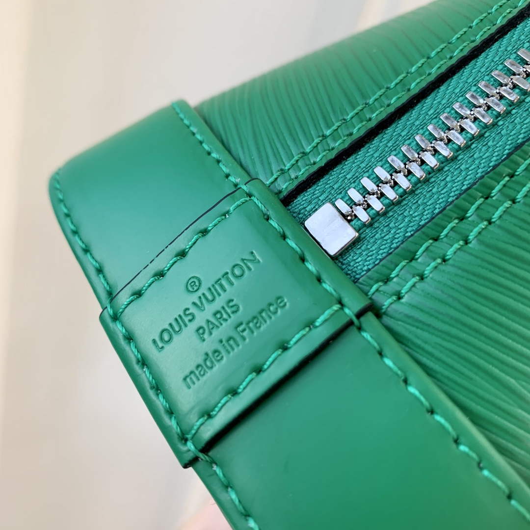 LV M59357 Louis Vuitton Alma BB Bag Serpentine Green