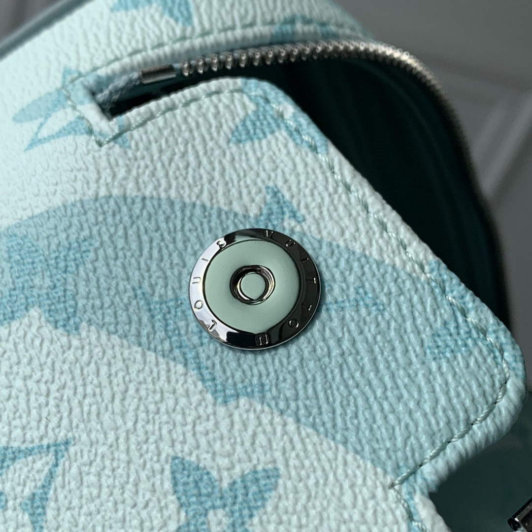 LV M82337 Louis Vuitton Dopp Kit Toiletry Bag Crystal Blue