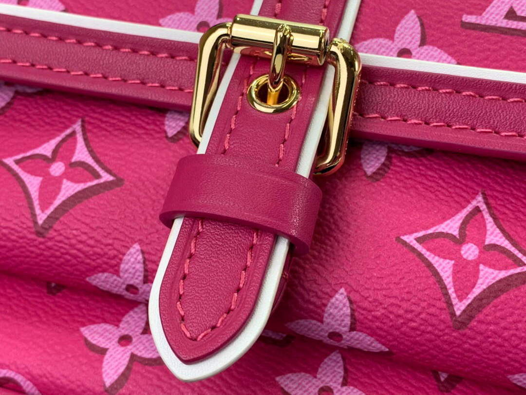 LV M46161 Louis Vuitton Maxi Multi Pochette Accessoires Fuchsia Pink