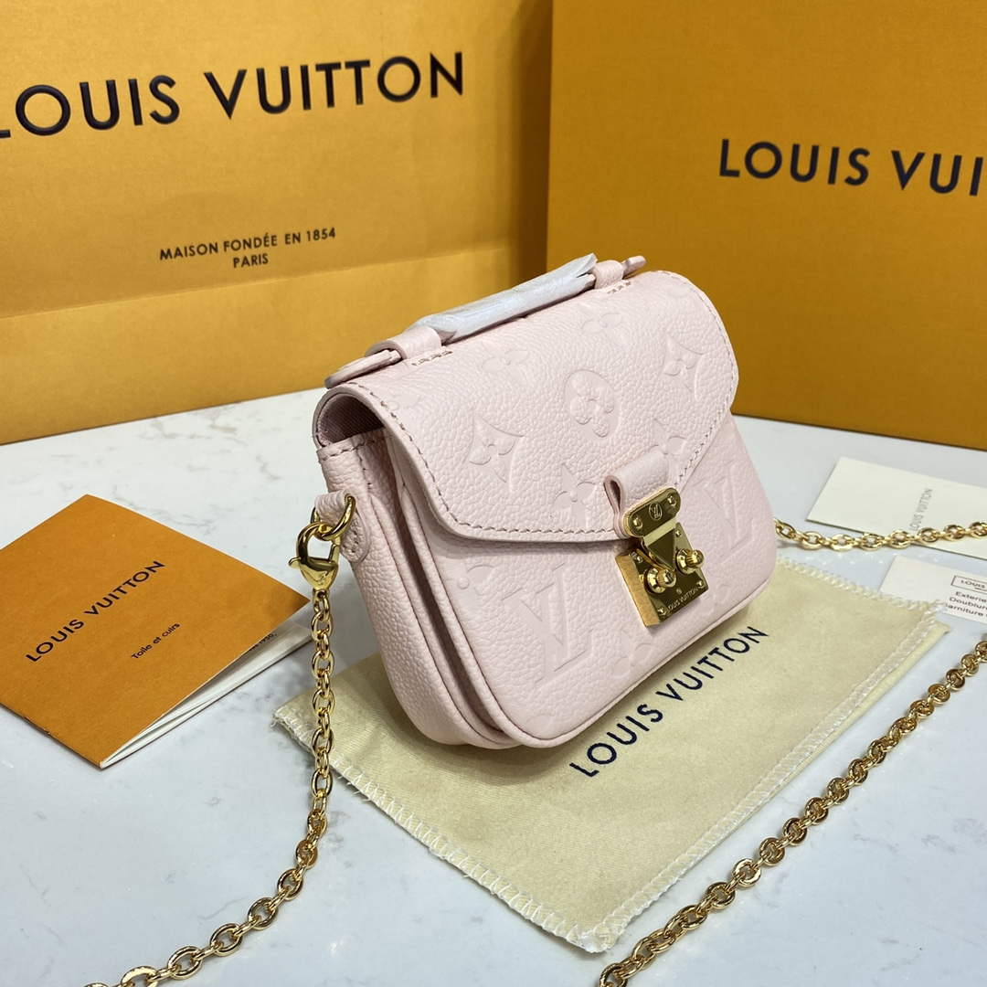 LV M81389 Louis Vuitton Micro M��tis Bag Pink