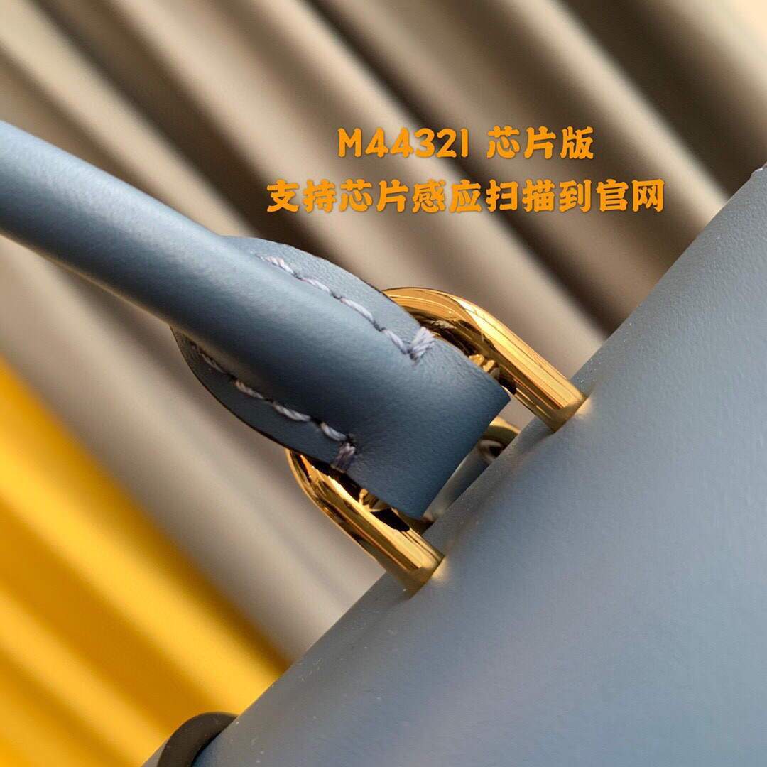 LV M44321 Louis Vuitton Locky BB Monogram Blue M44322 Bag