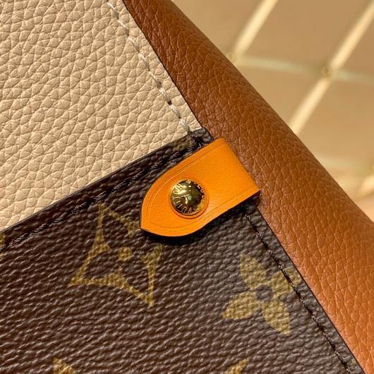 LV M45376 Louis Vuitton Fold Tote MM Monogram Brown