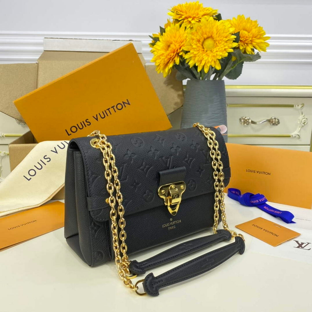 LV M44151 Louis Vuitton Vavin PM Shoulder Bag Black