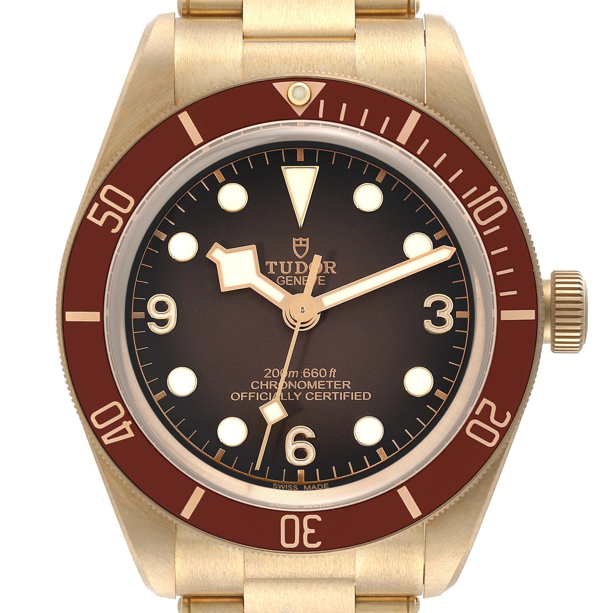 Tudor Heritage Black Bay Fifty Eight Brown Dial Bronze Mens Watch 79012 Unworn